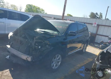 2012 Toyota Highlander Se V6 из США, поврежденный, VIN 5TDZK3EH5CS083041